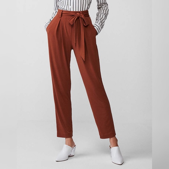 mid rise jersey sash pant